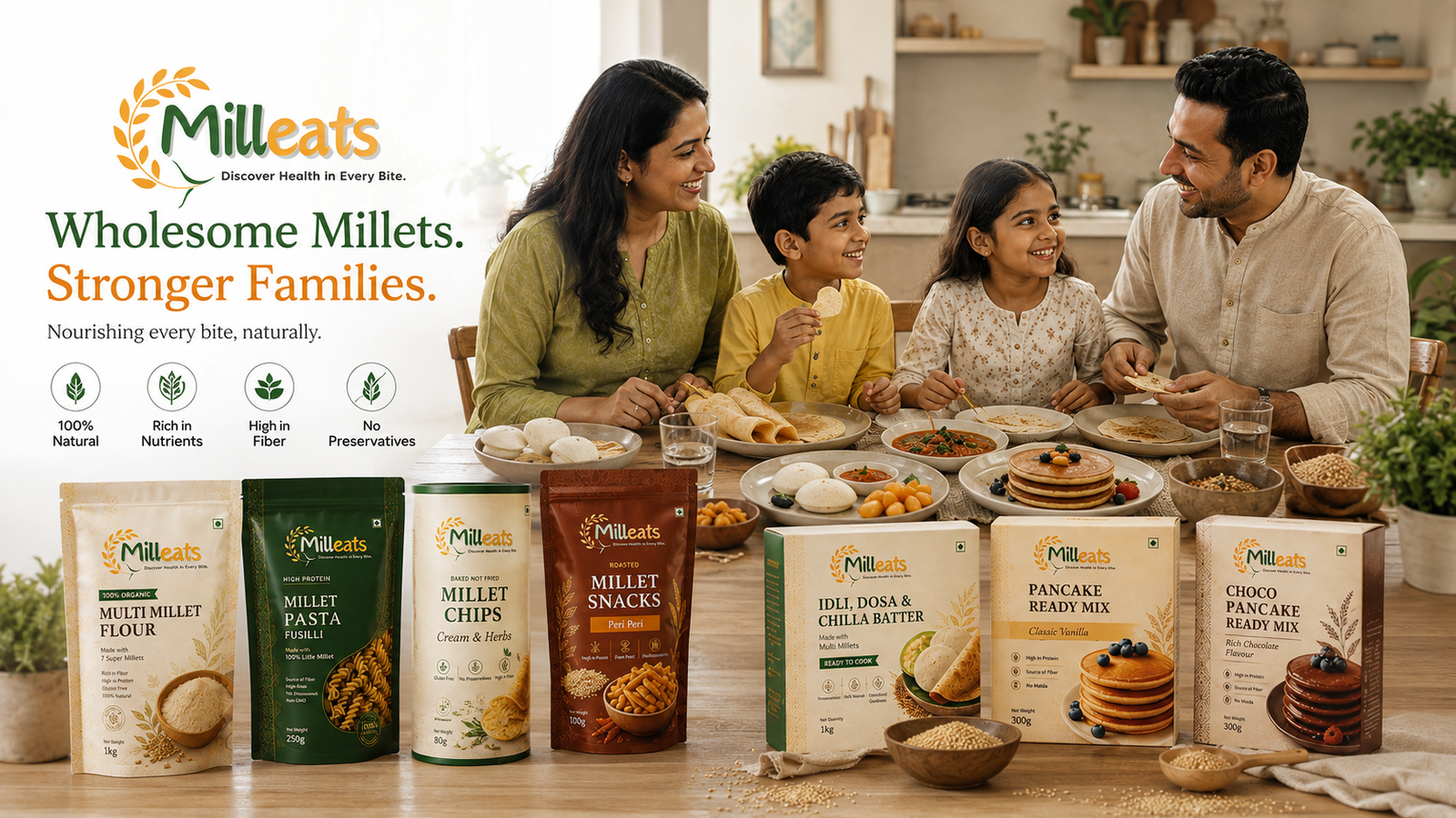 Milleats millet foods