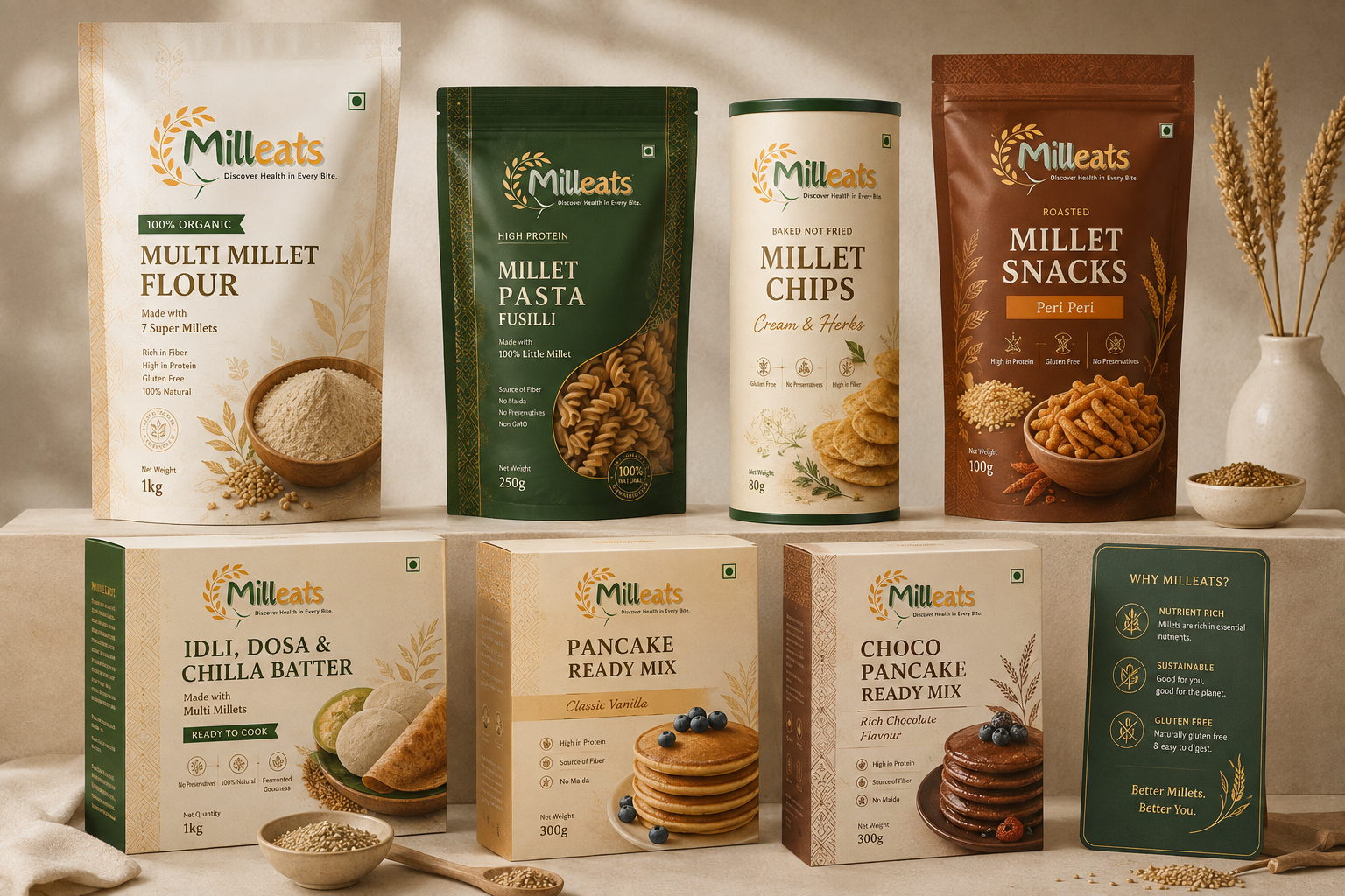 Milleats wholesome food experience